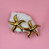 Starfish Gold Earrings