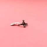 Bubble silver ring