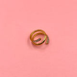 Helix gold ring