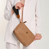 Necessaire Rafia Bag | Tabac