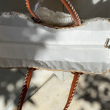 Boho Straw Bag | White