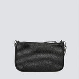 Caldera Large Rafia Bag | Black