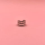 Aura silver ring