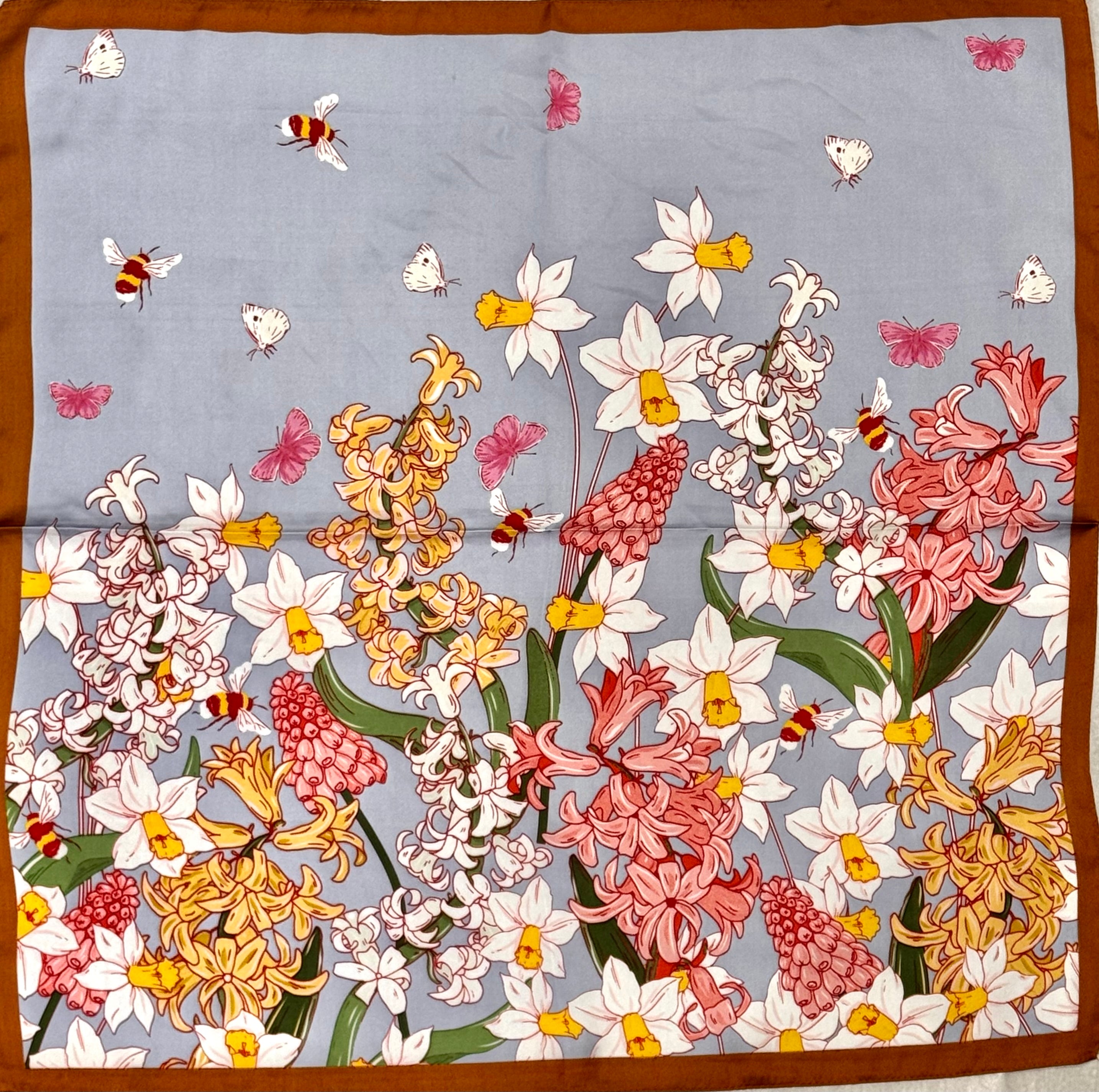 Honeybee Blossom Scarf