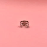 Aura silver ring