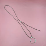 Molten Circle | Silver Necklace