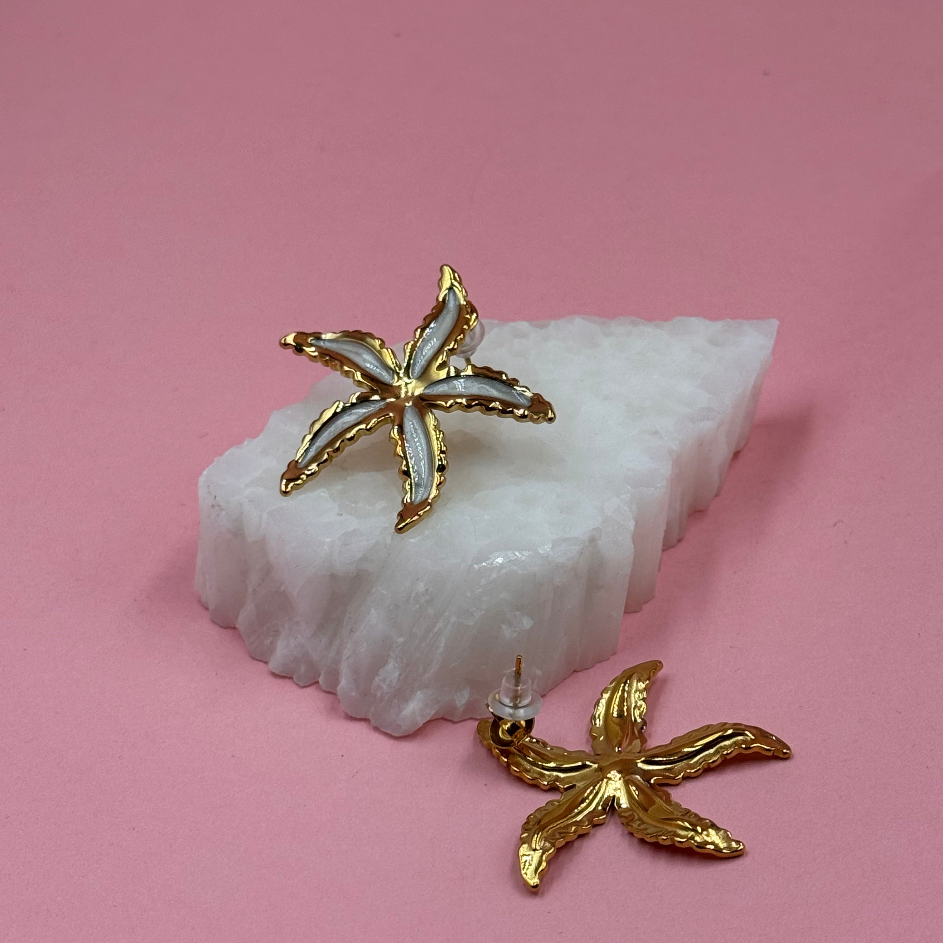 Opaline Gold Earrings