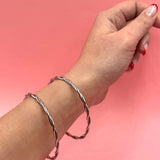 Candy silver bracelet