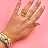 Helix gold ring