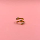 Helix gold ring