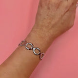 Knot silver bracelet
