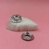 Solana silver earrings