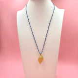 Azure Conch | Gold Necklace