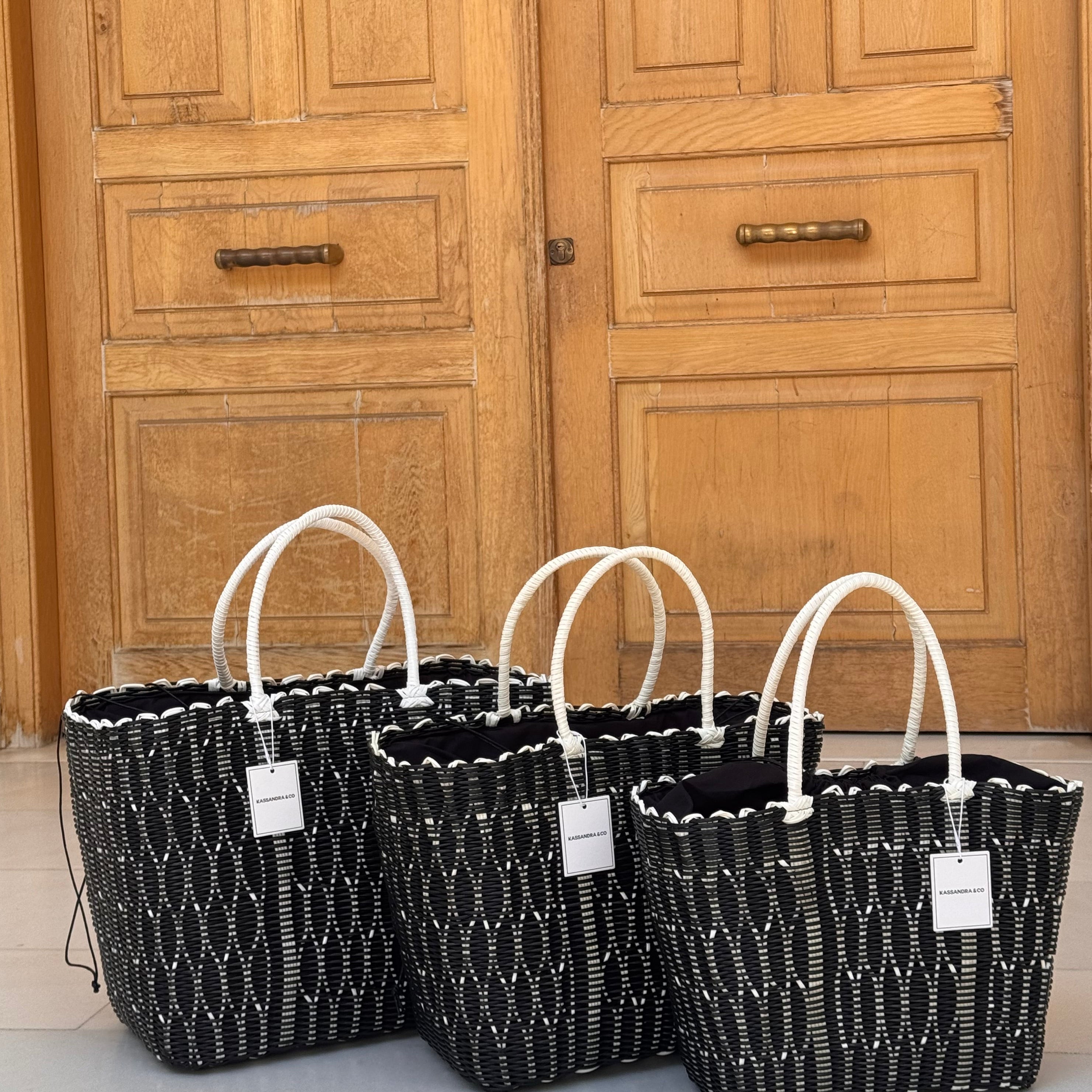 Riviera Tote Bag  | Black Medium