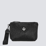 Necessaire Rafia Bag | Black