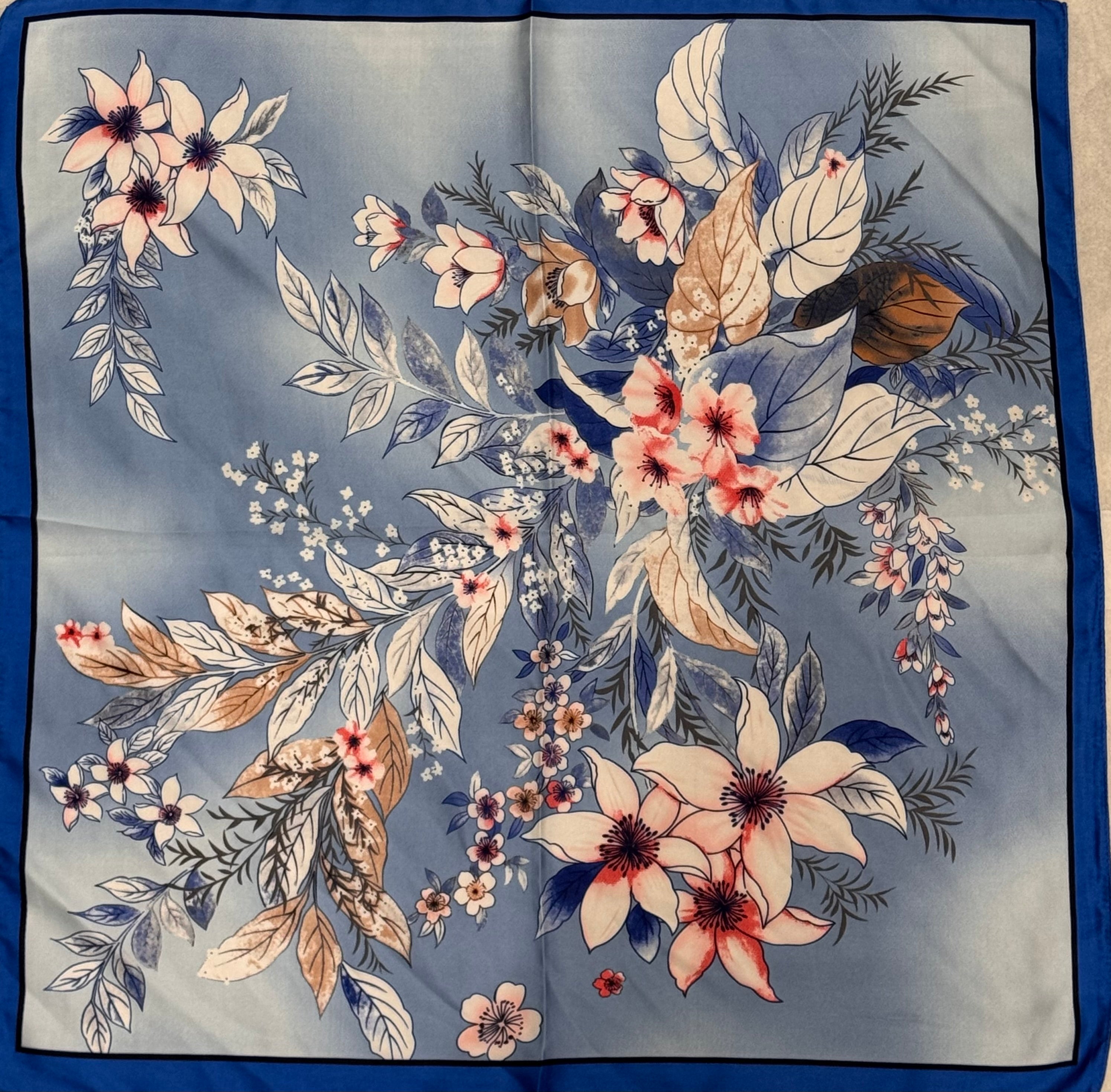 Indigo Lily Scarf