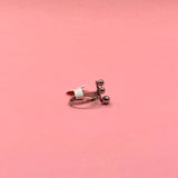 Bubble silver ring