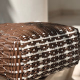 Reviera Tote Bag| Brown Small