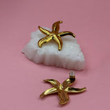 Starfish Gold Earrings