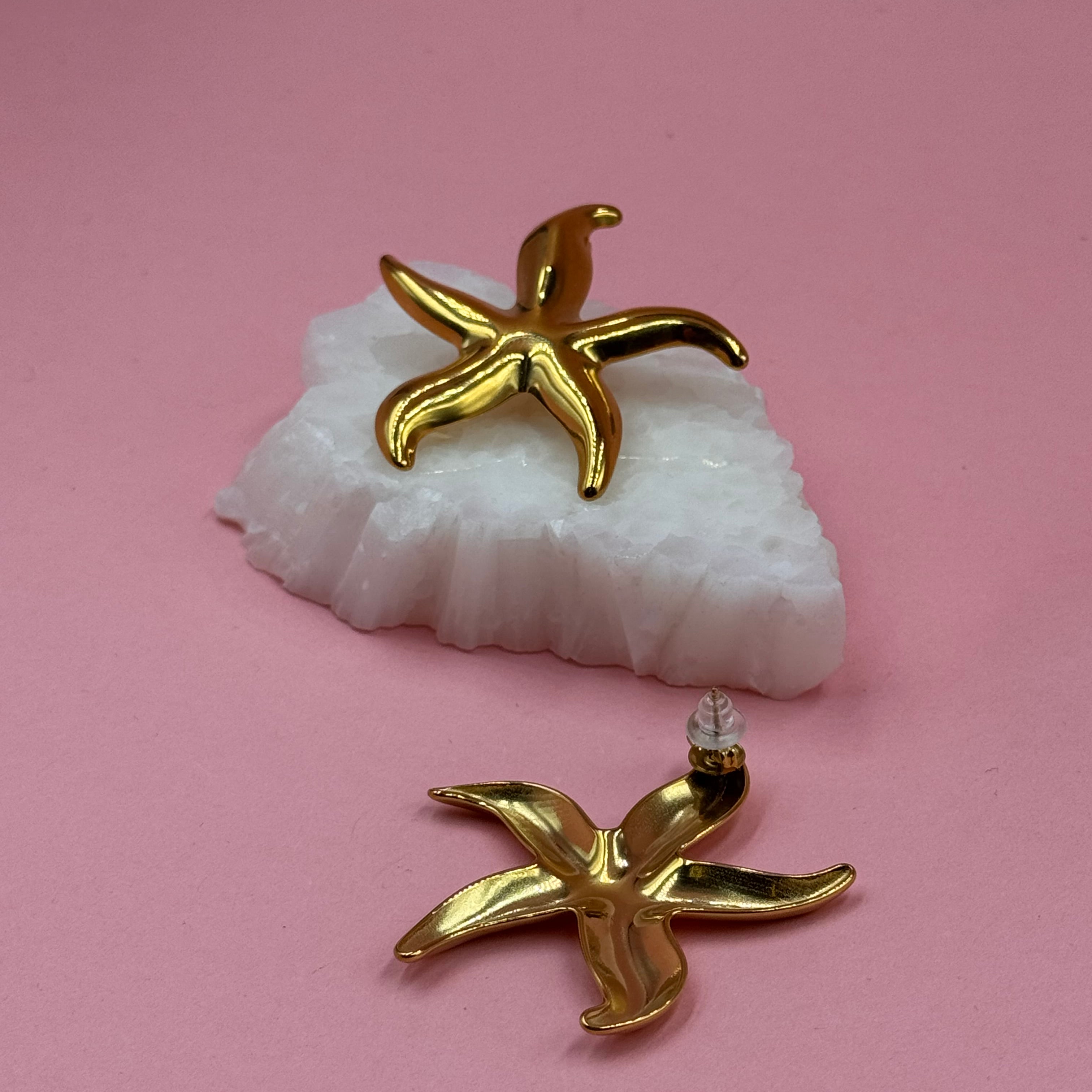 Starfish Gold Earrings