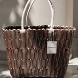 Riviera Tote Bag | Brown Large