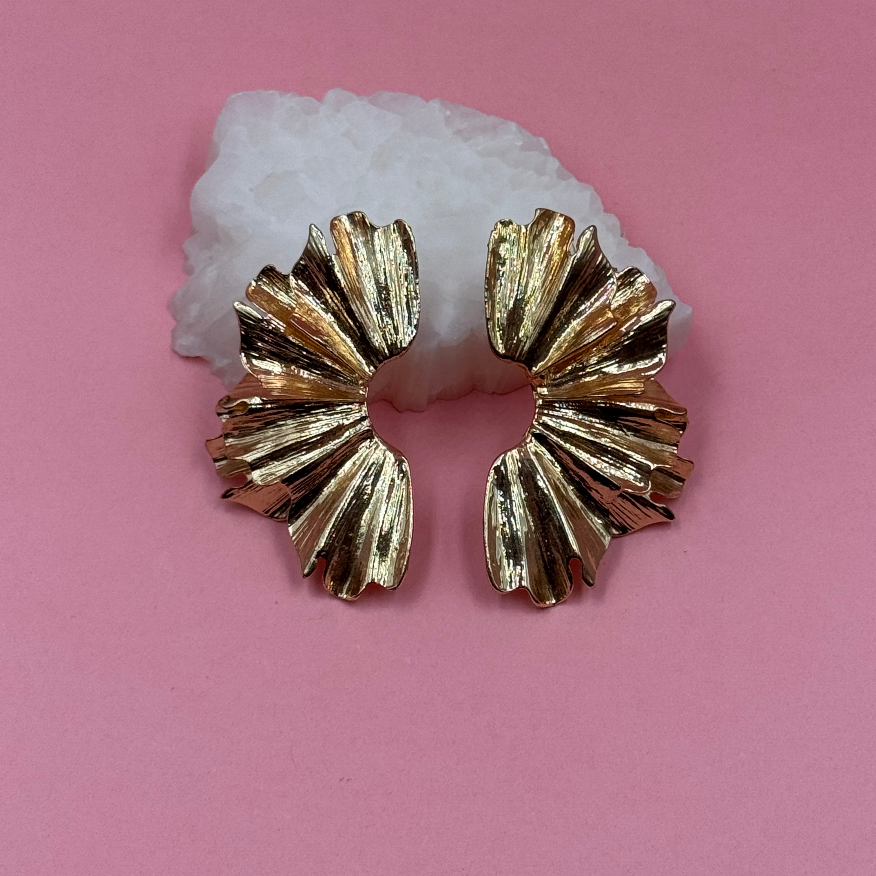 Fanette gold earring