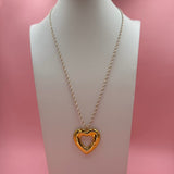 Gold Heart | Gold Necklace