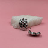 Old fashion silver earrings