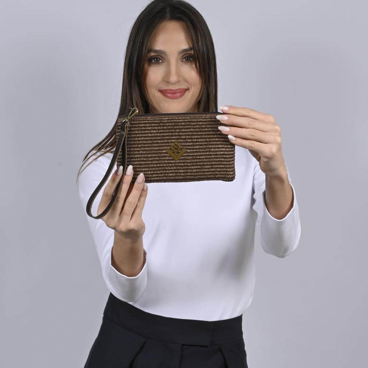 Purse Rafia | Brown