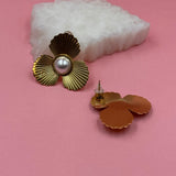 Celest gold earrings