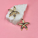 Opaline Gold Earrings