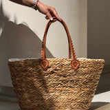 Boho Straw Bag | White