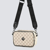 Aura Mosaic Bag | Beige/Black