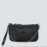 Caldera Large Rafia Bag | Black