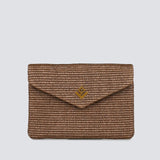 Cameo Rafia Bag | Brown