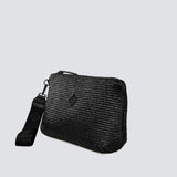 Necessaire Rafia Bag | Black