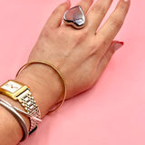 Lactaki silver ring