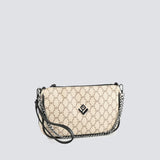 Caldera Large Mosaic Bag | Beige/Black