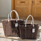 Reviera Tote Bag| Brown Small