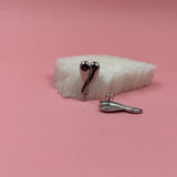 Hug silver earrings