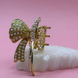 Bow pearls clip