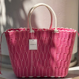 Riviera Tote Bag | Pink Large