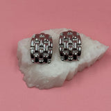 Old fashion silver earrings