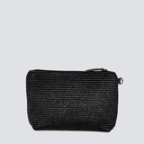 Necessaire Rafia Bag | Black