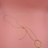 Molten Circle | Gold Necklace