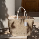 Riviera Tote Bag | White Small