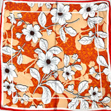 Tangerine Bloom Scarf