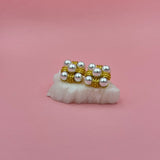 Finetsa gold earrings