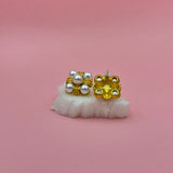 Finetsa gold earrings