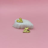 Eros hearts gold earrings
